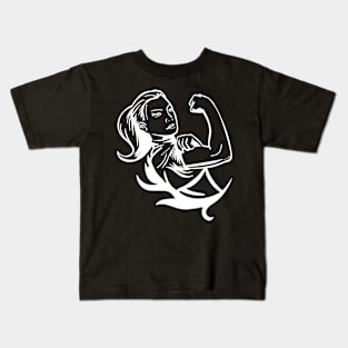 woman strong Kids T-Shirt